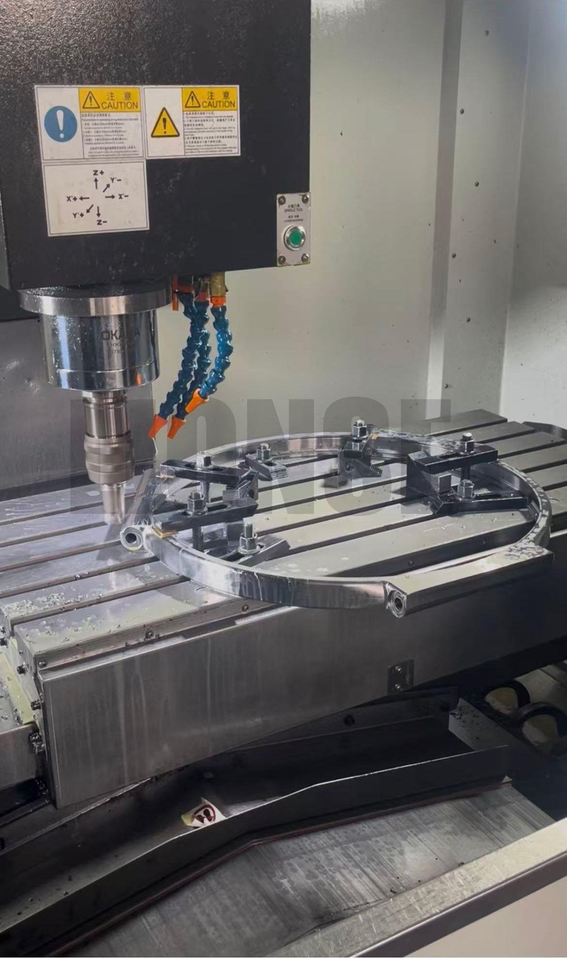 Large Bore Stainless Steel Multi Groove Obfirmo Ring Custom Lugs